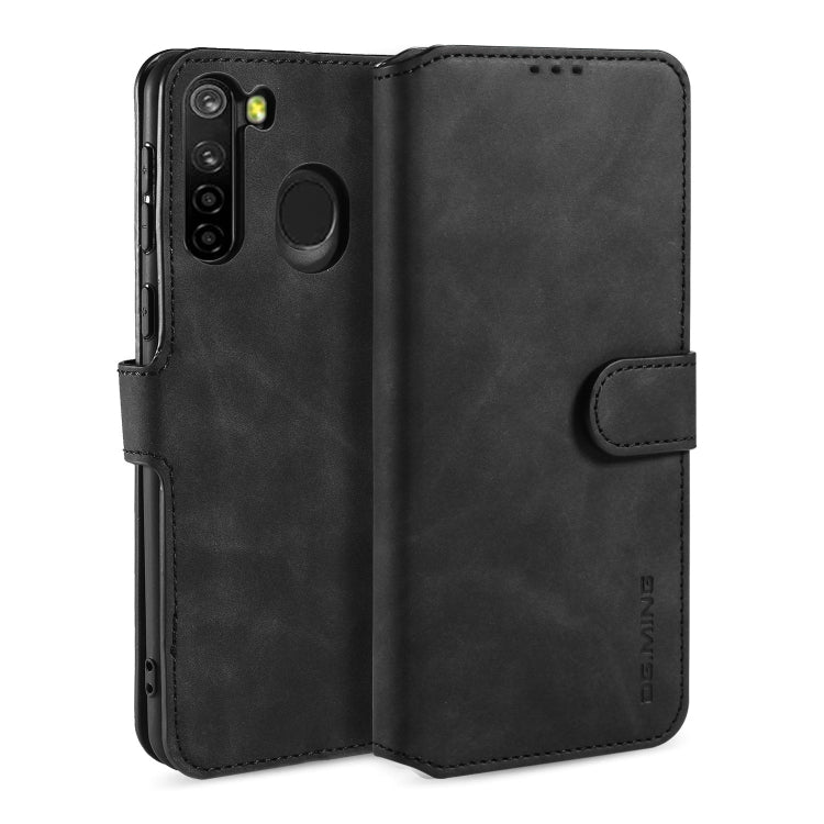 DG.MING Retro Oil Side Horizontal Flip Case, For Samsung Galaxy A21 (EU Version), For Xiaomi Redmi 10X 4G / Redmi Note 9