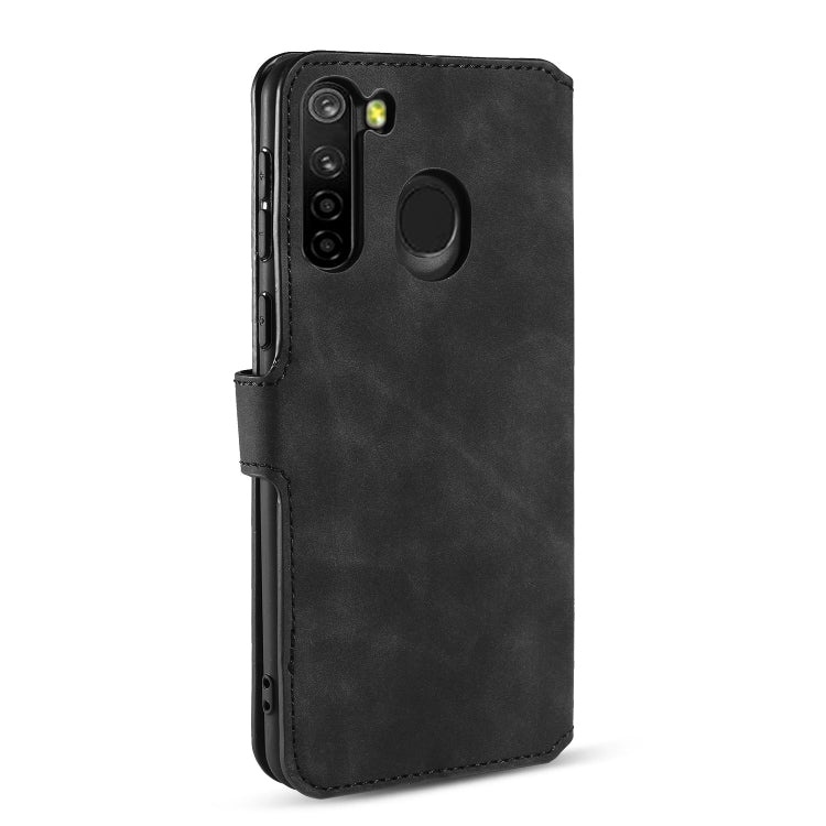 DG.MING Retro Oil Side Horizontal Flip Case, For Samsung Galaxy A21 (EU Version), For Xiaomi Redmi 10X 4G / Redmi Note 9