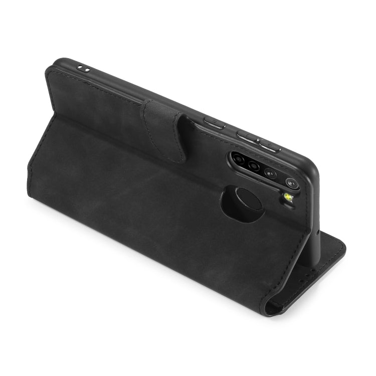 DG.MING Retro Oil Side Horizontal Flip Case, For Samsung Galaxy A21 (EU Version), For Xiaomi Redmi 10X 4G / Redmi Note 9