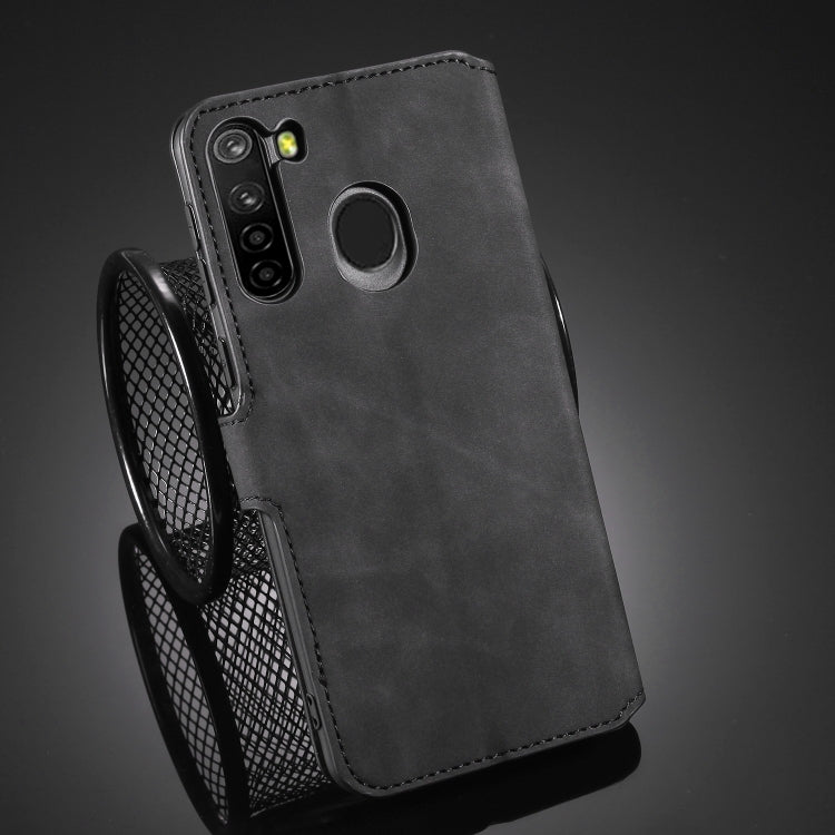 DG.MING Retro Oil Side Horizontal Flip Case, For Samsung Galaxy A21 (EU Version), For Xiaomi Redmi 10X 4G / Redmi Note 9
