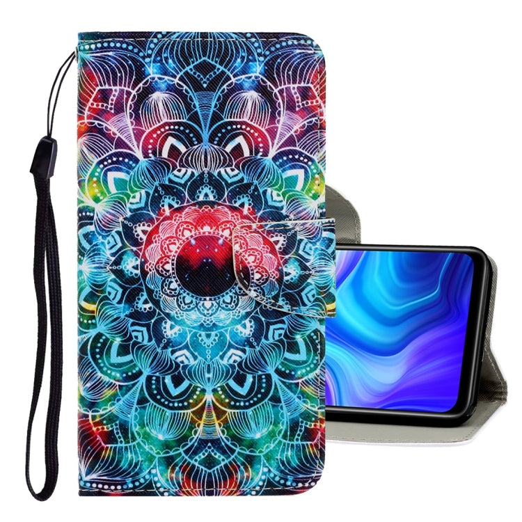 3D Colored Drawing Horizontal Flip PU Leather Case with Holder & Card Slots & Wallet, For Xiaomi Redmi 9C, For Xiaomi Redmi Note 9, For Samsung Galaxy Note20, For Samsung Galaxy Note20 Ultra