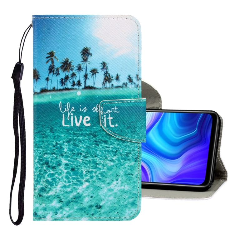 3D Colored Drawing Horizontal Flip PU Leather Case with Holder & Card Slots & Wallet, For Xiaomi Redmi 9C, For Xiaomi Redmi Note 9, For Samsung Galaxy Note20, For Samsung Galaxy Note20 Ultra