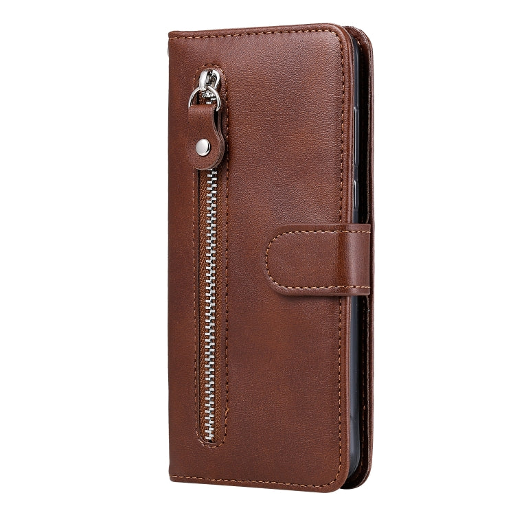 Fashion Calf Texture Zipper Horizontal Flip Leather Case with Stand & Card Slots & Wallet Function, For Huawei P smart 2020, For Huawei P40 Lite (5G) / Nova 7 SE, For Huawei Y5p, For Huawei Y6p