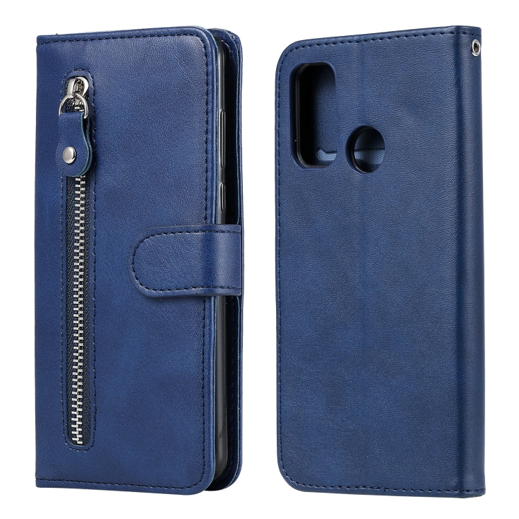 Fashion Calf Texture Zipper Horizontal Flip Leather Case with Stand & Card Slots & Wallet Function, For Huawei P smart 2020, For Huawei P40 Lite (5G) / Nova 7 SE, For Huawei Y5p, For Huawei Y6p