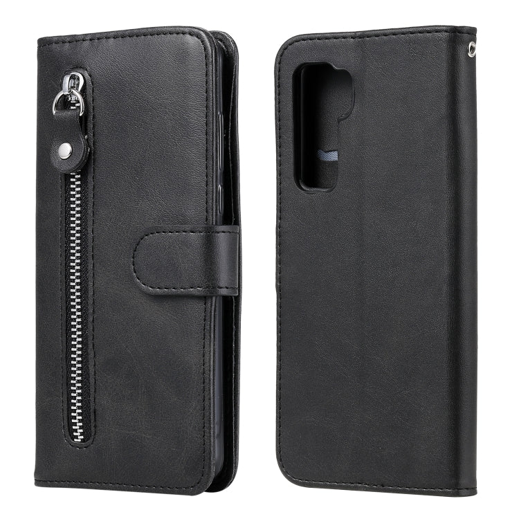 Fashion Calf Texture Zipper Horizontal Flip Leather Case with Stand & Card Slots & Wallet Function, For Huawei P smart 2020, For Huawei P40 Lite (5G) / Nova 7 SE, For Huawei Y5p, For Huawei Y6p