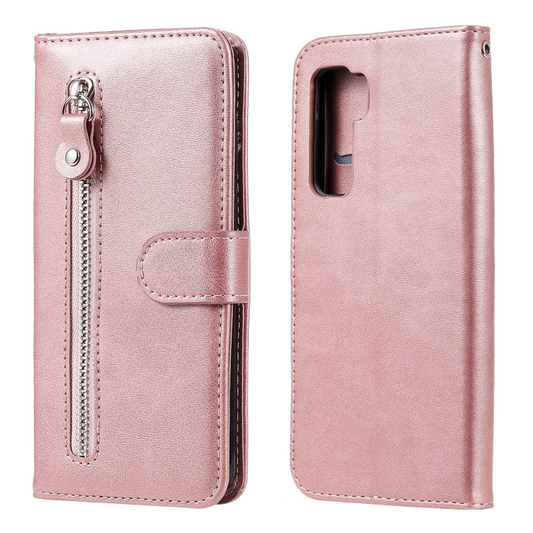 Fashion Calf Texture Zipper Horizontal Flip Leather Case with Stand & Card Slots & Wallet Function, For Huawei P smart 2020, For Huawei P40 Lite (5G) / Nova 7 SE, For Huawei Y5p, For Huawei Y6p