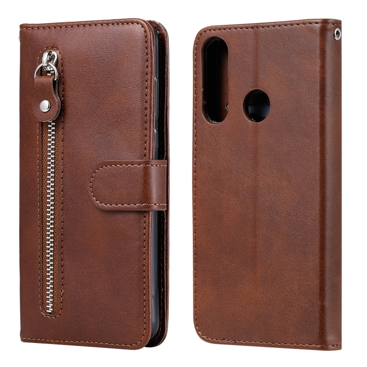Fashion Calf Texture Zipper Horizontal Flip Leather Case with Stand & Card Slots & Wallet Function, For Huawei P smart 2020, For Huawei P40 Lite (5G) / Nova 7 SE, For Huawei Y5p, For Huawei Y6p