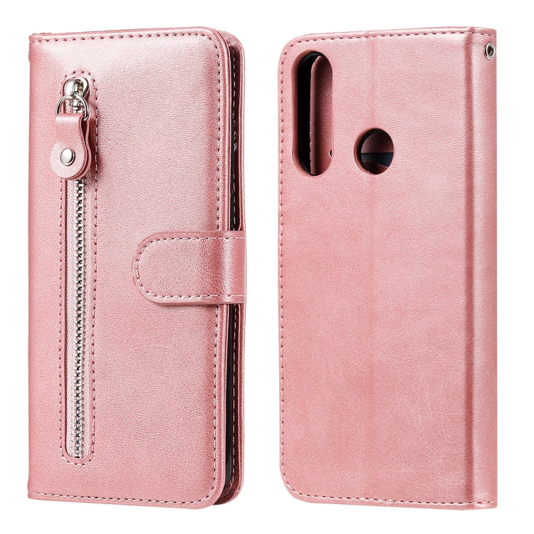 Fashion Calf Texture Zipper Horizontal Flip Leather Case with Stand & Card Slots & Wallet Function, For Huawei P smart 2020, For Huawei P40 Lite (5G) / Nova 7 SE, For Huawei Y5p, For Huawei Y6p