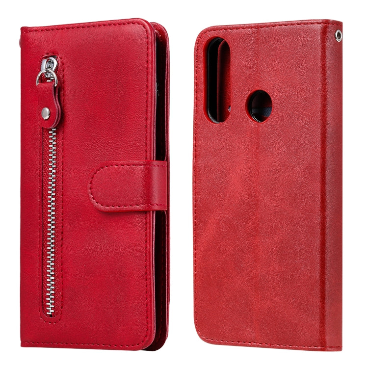 Fashion Calf Texture Zipper Horizontal Flip Leather Case with Stand & Card Slots & Wallet Function, For Huawei P smart 2020, For Huawei P40 Lite (5G) / Nova 7 SE, For Huawei Y5p, For Huawei Y6p