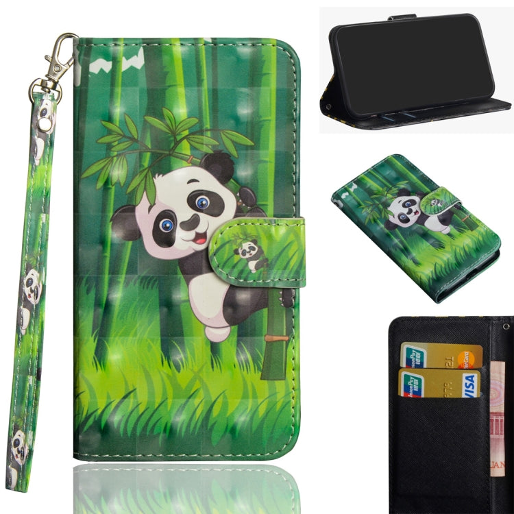 3D Painted Pattern Horizontal Flip TPU + PU Leather Case with Holder & Wallet & Card slot & Lanyard, For Huawei P40 lite, For Huawei P smart 2020