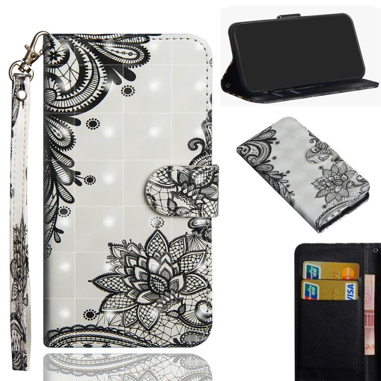 3D Painted Pattern Horizontal Flip TPU + PU Leather Case with Holder & Wallet & Card slot & Lanyard, For Huawei P40 lite, For Huawei P smart 2020
