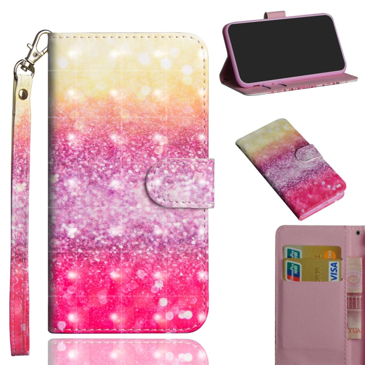 3D Painted Pattern Horizontal Flip TPU + PU Leather Case with Holder & Wallet & Card slot & Lanyard, For Huawei P40 lite, For Huawei P smart 2020
