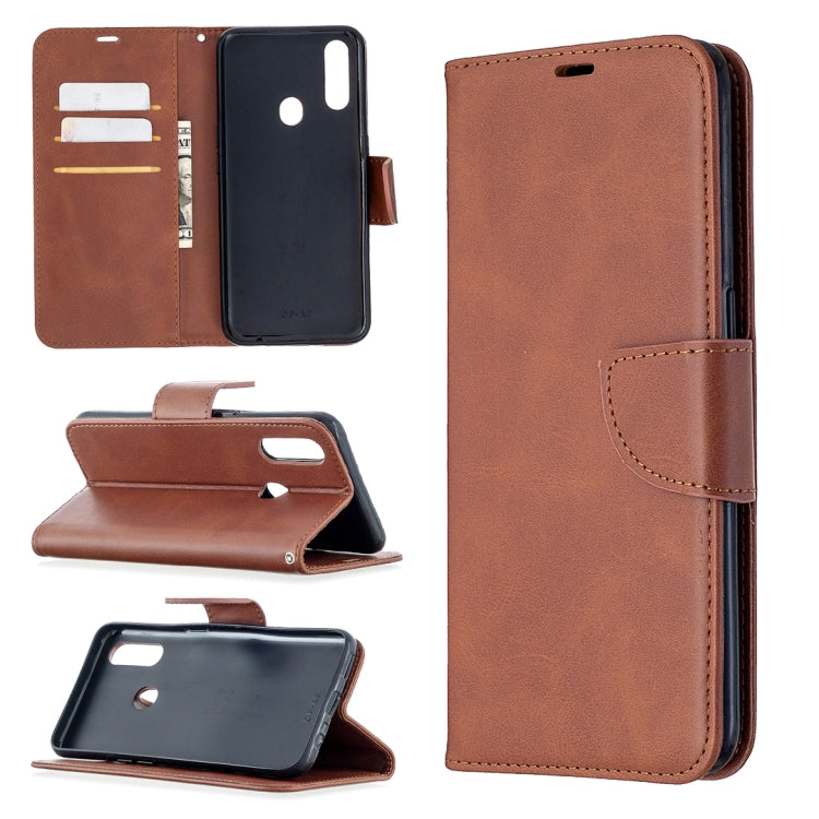 Retro Lambskin Texture Pure Color Horizontal Flip PU Leather Case with Holder & Card Slots & Wallet & Lanyard, For Oppo A5 (2020) / A9 (2020), For Oppo A72 / A52 / A92, For Oppo A31 (2020) / A81, For Samsung Galaxy A21s