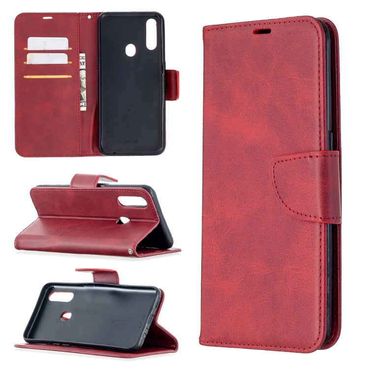 Retro Lambskin Texture Pure Color Horizontal Flip PU Leather Case with Holder & Card Slots & Wallet & Lanyard, For Oppo A5 (2020) / A9 (2020), For Oppo A72 / A52 / A92, For Oppo A31 (2020) / A81, For Samsung Galaxy A21s