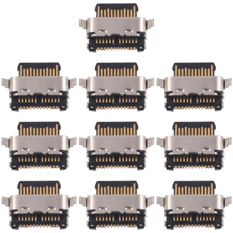 10pcs Original Charging Port Connector, For Infinix Smart 9 HD X6532C, For Infinix Smart 9 X6532, For Infinix Hot 50 4G X6882, For Infinix Smart 8 Pro X6525B, For Infinix Smart 8 Plus X6526, For Infinix GT 20 Pro 5G X6871, For Infinix Note 40 Pro 4G X6...