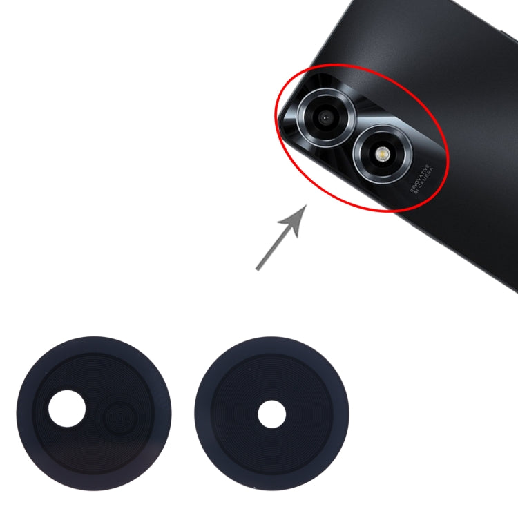 10set Back Camera Lens, For OPPO A2X, For OPPO A18, For OPPO A38, For OPPO A79 5G