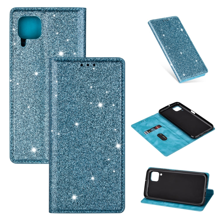 Ultrathin Glitter Magnetic Horizontal Flip Leather Case with Holder & Card Slots, For Huawei P40 Lite, For Huawei P40, For Huawei P40 Pro, For Huawei Mate 20 Pro, For Huawei Mate 10 Lite, For Huawei Mate 10 Pro, For Huawei Mate 20, For Huawei Mate 20 L...