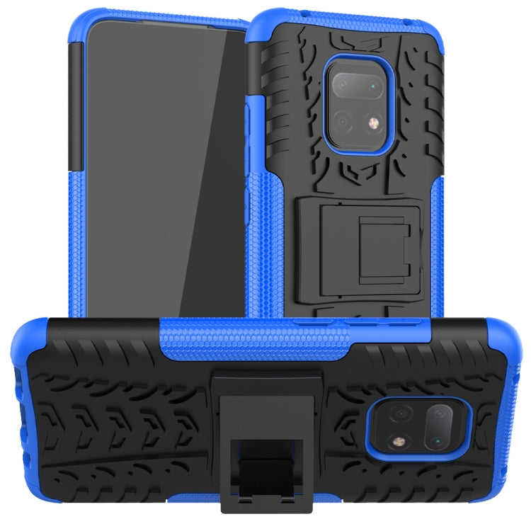 Tire Texture Shockproof TPU + PC Protective Case with Holder, For Xiaomi Redmi 9, For Huawei Honor 9X Lite, For Xiaomi Redmi 10X 5G, For Nokia 5.3, For Motorola Moto G8 Power Lite, For Huawei P Smart (2020), For LG Stylo 6
