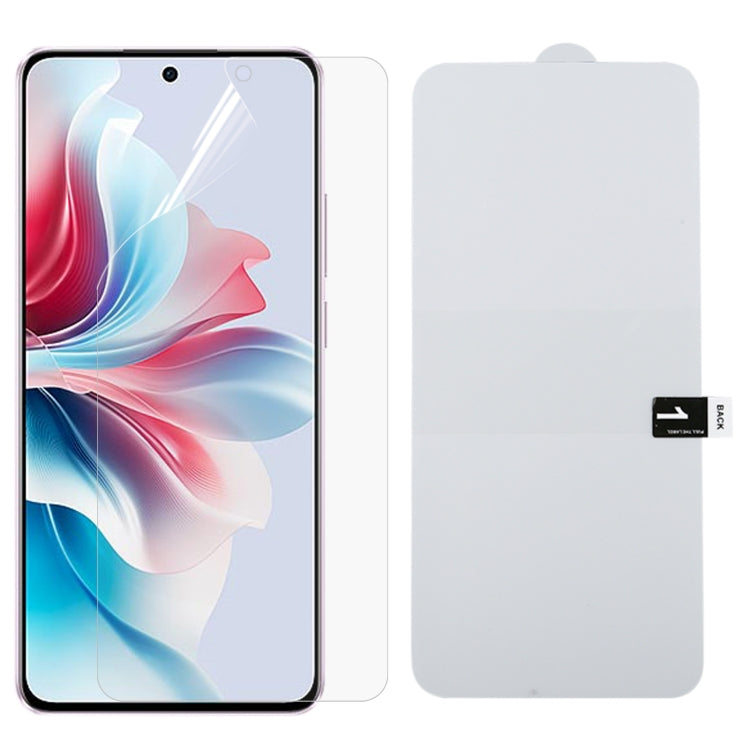 Full Screen Protector Explosion-proof Hydrogel Film, For OPPO Reno11 F