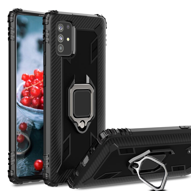 Carbon Fiber Protective Case with 360 Degree Rotating Ring Holder, For Samsung Galaxy A21 (US), For Samsung Galaxy A71 (5G), For Samsung Galaxy A51 (5G), For Xiaomi Mi 10 Lite / Youth (5G), For Xiaomi Redmi 9A, For Xiaomi Redmi 9C, For Huawei Y6p������...