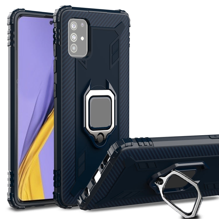 Carbon Fiber Protective Case with 360 Degree Rotating Ring Holder, For Samsung Galaxy A21 (US), For Samsung Galaxy A71 (5G), For Samsung Galaxy A51 (5G), For Xiaomi Mi 10 Lite / Youth (5G), For Xiaomi Redmi 9A, For Xiaomi Redmi 9C, For Huawei Y6p������...
