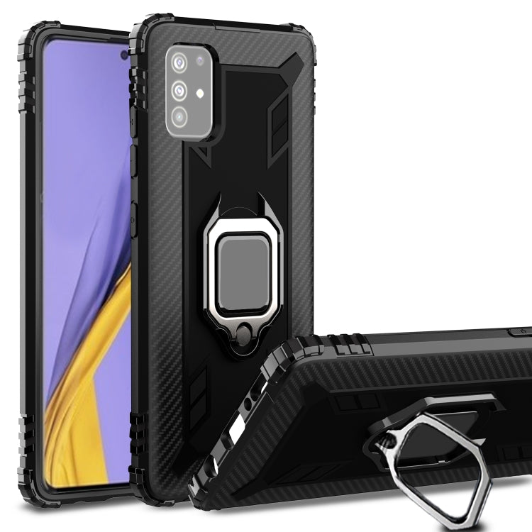 Carbon Fiber Protective Case with 360 Degree Rotating Ring Holder, For Samsung Galaxy A21 (US), For Samsung Galaxy A71 (5G), For Samsung Galaxy A51 (5G), For Xiaomi Mi 10 Lite / Youth (5G), For Xiaomi Redmi 9A, For Xiaomi Redmi 9C, For Huawei Y6p������...