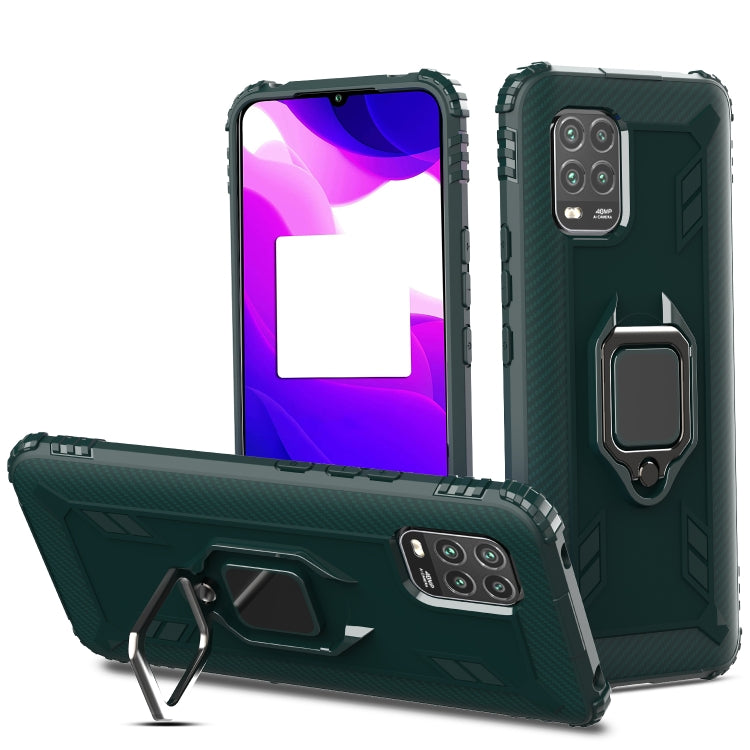 Carbon Fiber Protective Case with 360 Degree Rotating Ring Holder, For Samsung Galaxy A21 (US), For Samsung Galaxy A71 (5G), For Samsung Galaxy A51 (5G), For Xiaomi Mi 10 Lite / Youth (5G), For Xiaomi Redmi 9A, For Xiaomi Redmi 9C, For Huawei Y6p������...