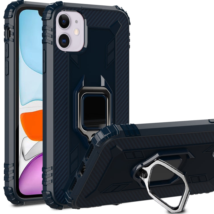 Carbon Fiber Protective Case with 360 Degree Rotating Ring Holder, For Samsung Galaxy A21 (US), For Samsung Galaxy A71 (5G), For Samsung Galaxy A51 (5G), For Xiaomi Mi 10 Lite / Youth (5G), For Xiaomi Redmi 9A, For Xiaomi Redmi 9C, For Huawei Y6p������...