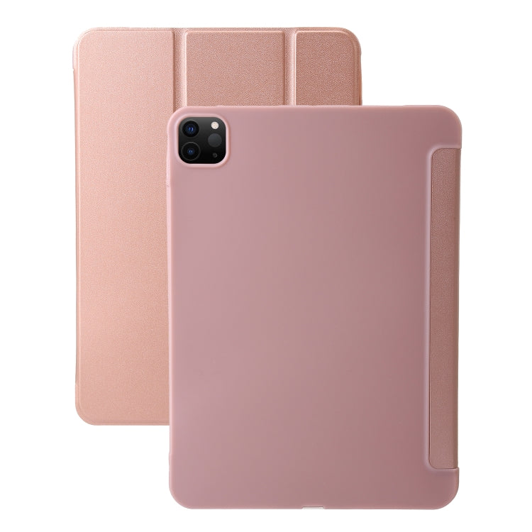Three-fold Holder Flip Tablet Leather Case, For iPad Air 11 2025 / 2024, For iPad Air 13 2025 / 2024, For iPad Pro 13 2024, For iPad Pro 11 2024
