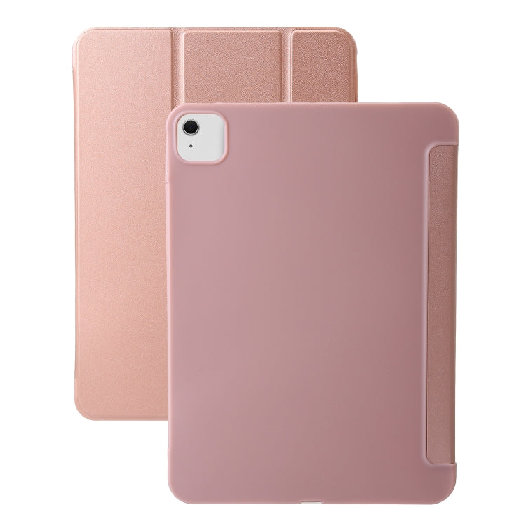 Three-fold Holder Flip Tablet Leather Case, For iPad Air 11 2025 / 2024, For iPad Air 13 2025 / 2024, For iPad Pro 13 2024, For iPad Pro 11 2024
