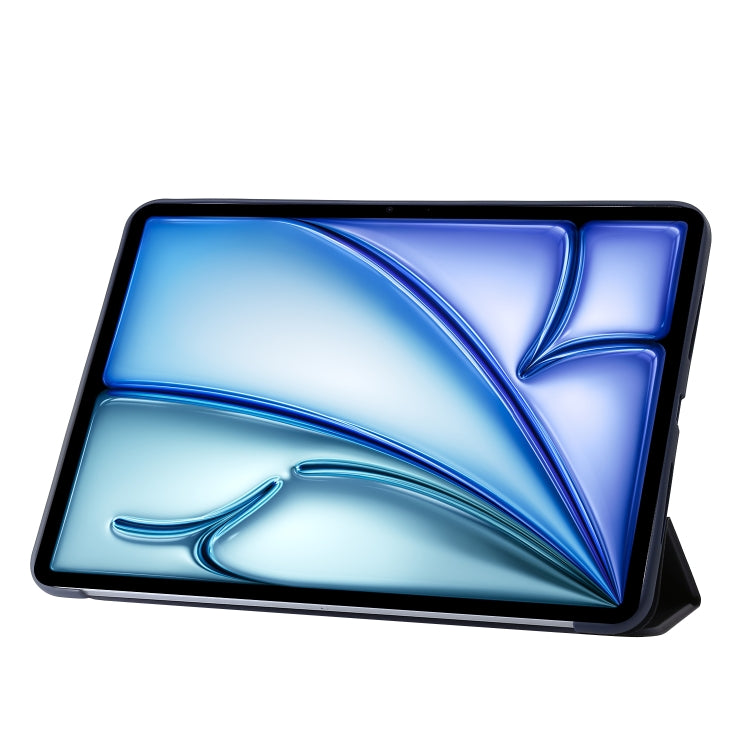 Three-fold Holder Flip Tablet Leather Case, For iPad Air 11 2025 / 2024, For iPad Air 13 2025 / 2024, For iPad Pro 13 2024, For iPad Pro 11 2024