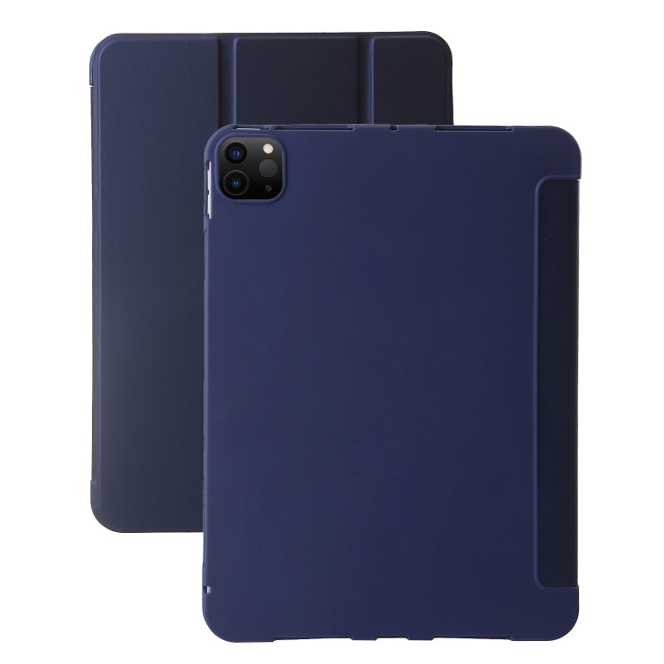 Three-fold Holder Flip Tablet Leather Case, For iPad Air 11 2025 / 2024, For iPad Air 13 2025 / 2024, For iPad Pro 13 2024, For iPad Pro 11 2024