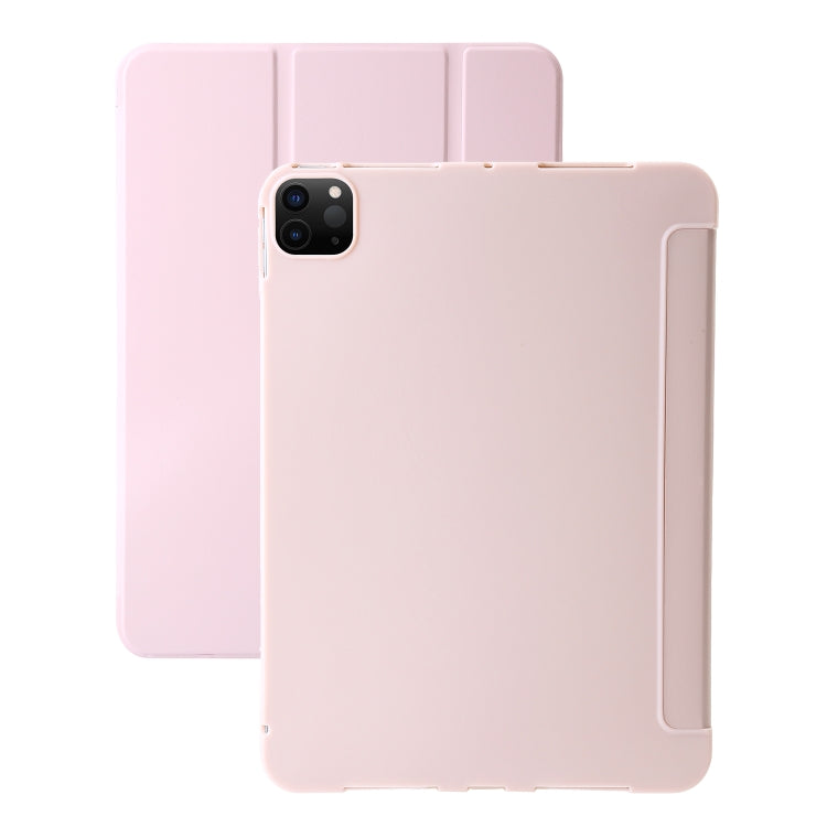 Three-fold Holder Flip Tablet Leather Case, For iPad Air 11 2025 / 2024, For iPad Air 13 2025 / 2024, For iPad Pro 13 2024, For iPad Pro 11 2024