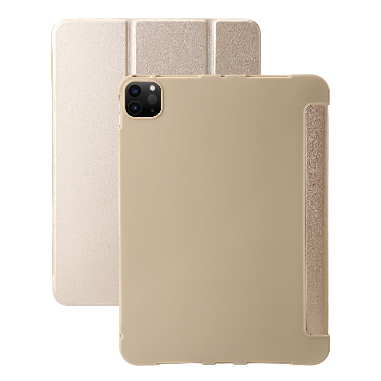 Three-fold Holder Flip Tablet Leather Case, For iPad Air 11 2025 / 2024, For iPad Air 13 2025 / 2024, For iPad Pro 13 2024, For iPad Pro 11 2024