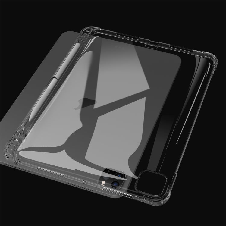 Highly Transparent TPU Full Thicken Corners Shockproof Protective Case with Pen Slot, For iPad Pro 13 2024, For iPad Pro 11 2024