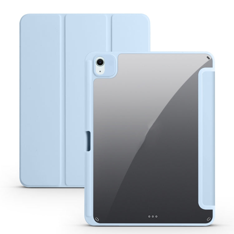 Acrylic 3-folding Smart Leather Tablet Case, For iPad Air 11 2024 / 2025, For iPad Pro 13 2024, For iPad Pro 11 2024