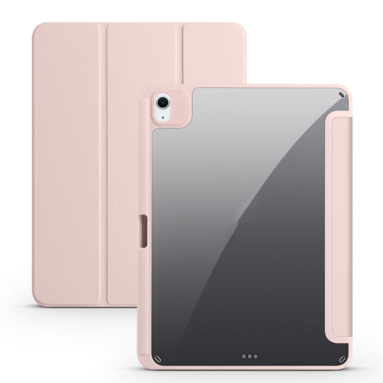 Acrylic 3-folding Smart Leather Tablet Case, For iPad Air 11 2024 / 2025, For iPad Pro 13 2024, For iPad Pro 11 2024