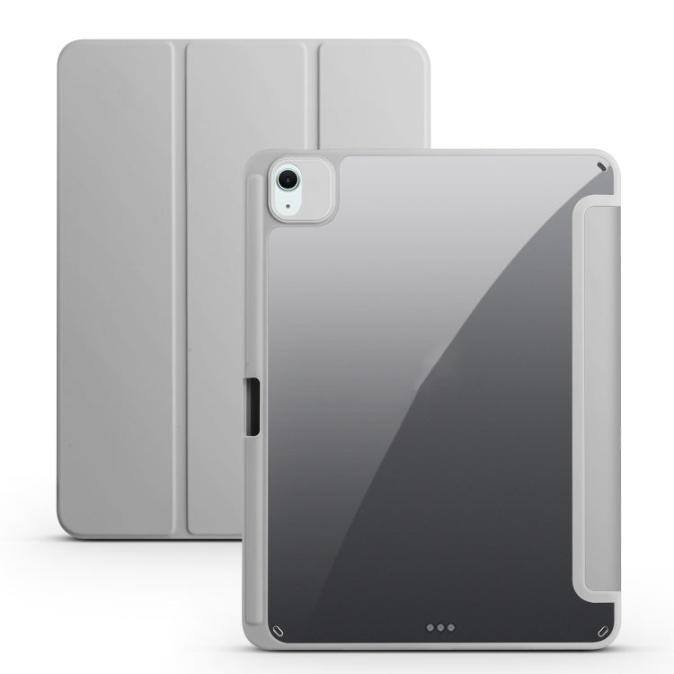 Acrylic 3-folding Smart Leather Tablet Case, For iPad Air 11 2024 / 2025, For iPad Pro 13 2024, For iPad Pro 11 2024