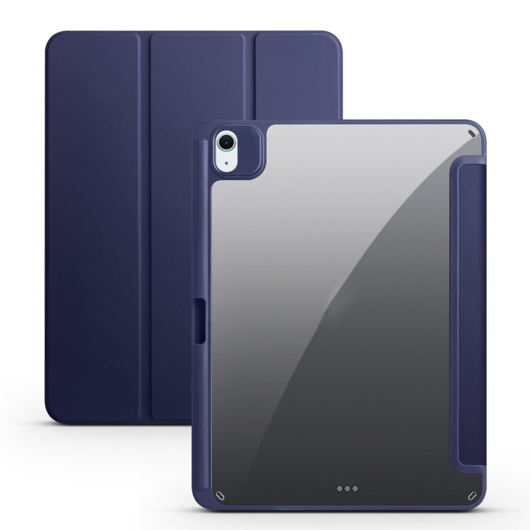 Acrylic 3-folding Smart Leather Tablet Case, For iPad Air 11 2024 / 2025, For iPad Pro 13 2024, For iPad Pro 11 2024