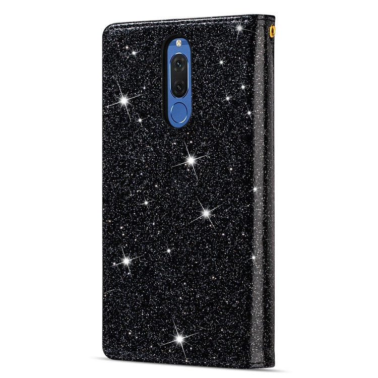 Multi-card Slots Starry Sky Laser Carving Glitter Zipper Horizontal Flip Leather Case with Holder & Wallet & Lanyard, For Huawei Mate 10 Lite, For Huawei Mate 10 Pro, For Huawei Mate 20, For Huawei Mate 20 lite, For Huawei Mate 20 Pro, For Huawei P20 l...