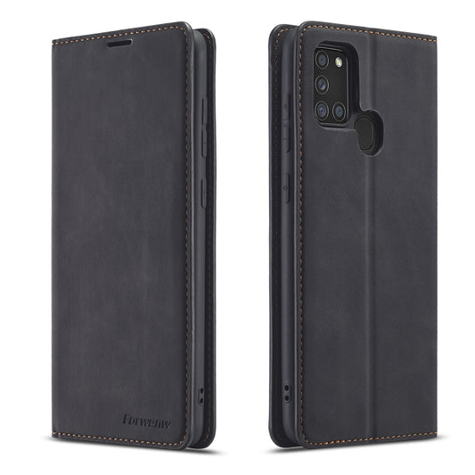 Forwenw Dream Series Oil Edge Strong Magnetism Horizontal Flip Leather Case with Holder & Card Slots & Wallet & Photo Frame