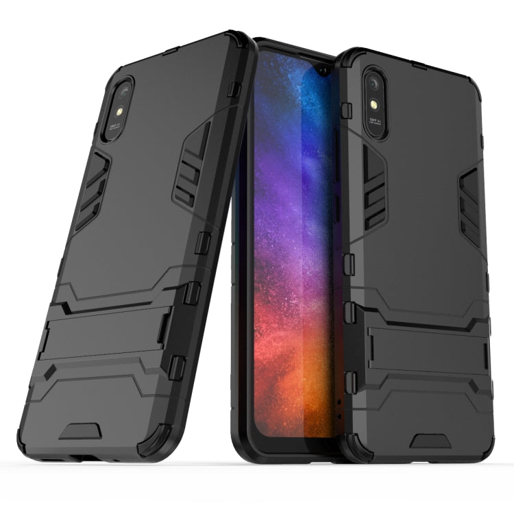 PC + TPU Shockproof Protective Case with Holder, For Xiaomi Redmi 9A, For Xiaomi Redmi 9C, For Huawei Enjoy 20
