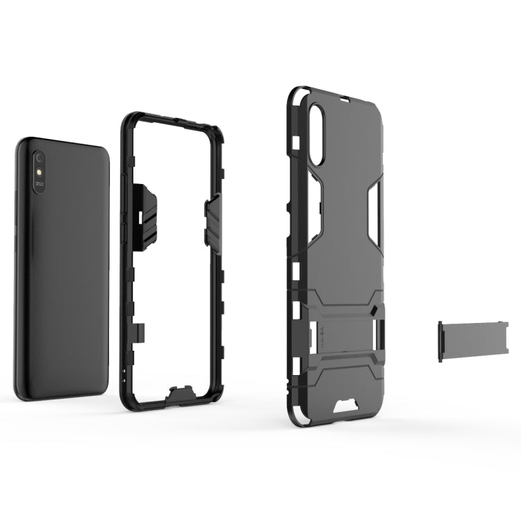 PC + TPU Shockproof Protective Case with Holder, For Xiaomi Redmi 9A, For Xiaomi Redmi 9C, For Huawei Enjoy 20