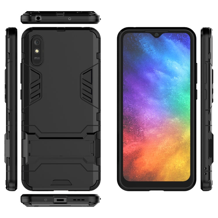 PC + TPU Shockproof Protective Case with Holder, For Xiaomi Redmi 9A, For Xiaomi Redmi 9C, For Huawei Enjoy 20