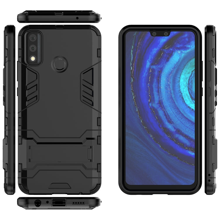 PC + TPU Shockproof Protective Case with Invisible Holder, For Huawei Y8s, For Huawei Honor 30 Lite, For Huawei Honor X10 Max