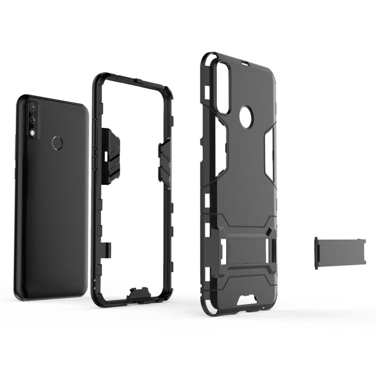 PC + TPU Shockproof Protective Case with Invisible Holder, For Huawei Y8s, For Huawei Honor 30 Lite, For Huawei Honor X10 Max