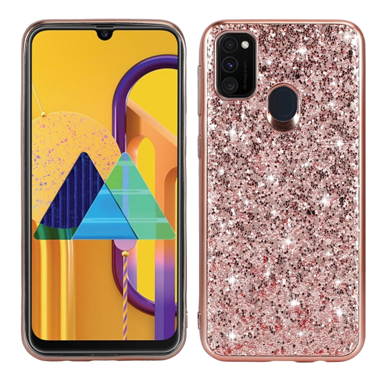 Glitter Powder Shockproof TPU Protective Case, For Huawei P Smart(2020), For Huawei P40 Pro Plus, For Huawei Y5P