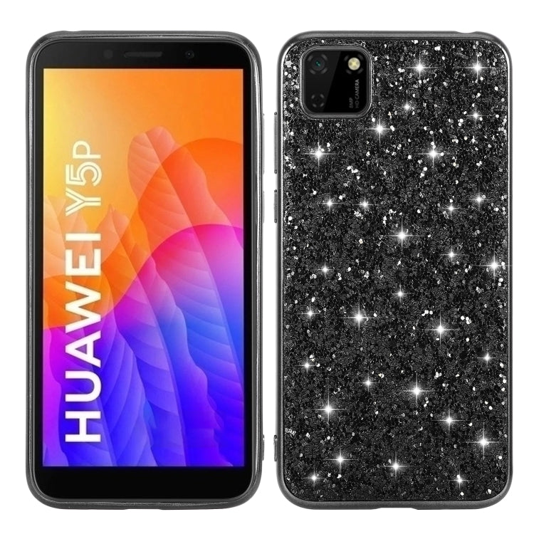 Glitter Powder Shockproof TPU Protective Case, For Huawei P Smart(2020), For Huawei P40 Pro Plus, For Huawei Y5P