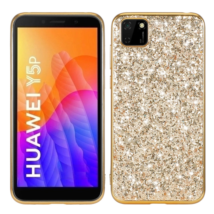 Glitter Powder Shockproof TPU Protective Case, For Huawei P Smart(2020), For Huawei P40 Pro Plus, For Huawei Y5P