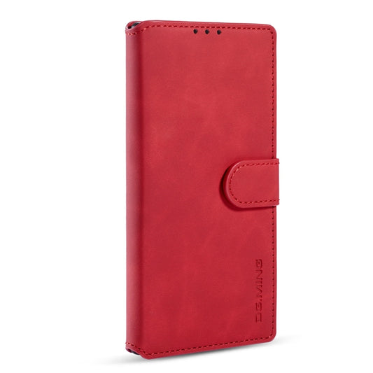 DG.MING Retro Oil Side Horizontal Flip Case with Holder & Card Slots & Wallet
